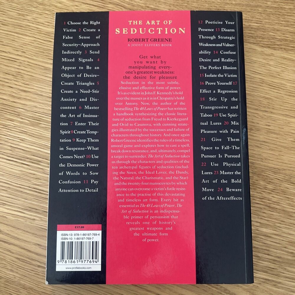 The Art Of Seduction by Robert Greene - Picture 4 of 6